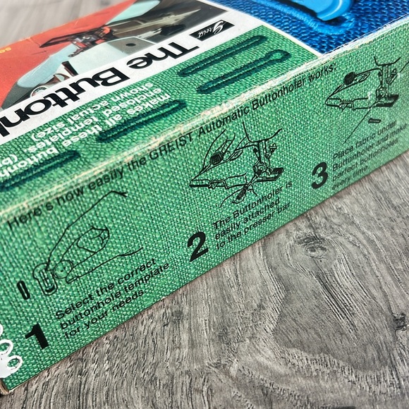 Greist buttonholer sewing machine attachment automatic button hole stitch USA ￼ - Picture 5 of 6